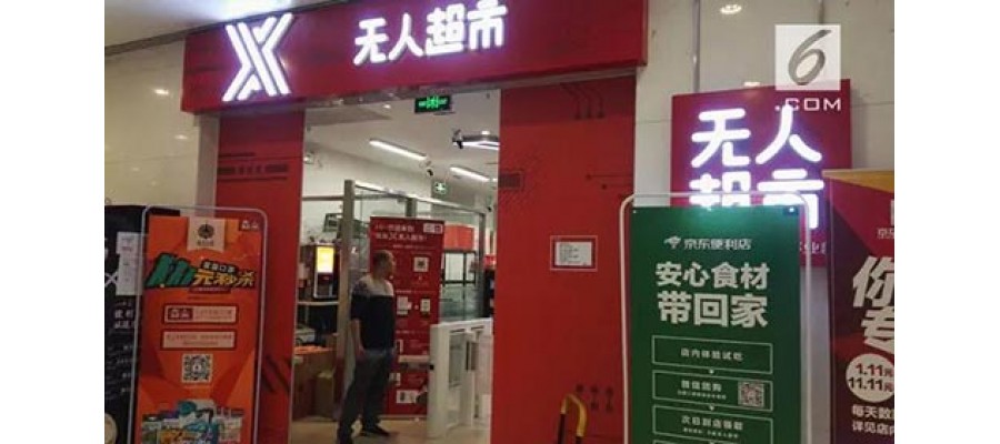 X-Mart, Minimarket Canggih Tanpa Kasir dan Bayar Nontunai ada di Beijing
